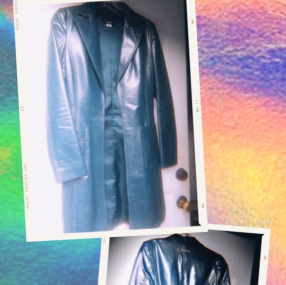 O'2nd Generation Teal LeatherJacket - Picture 5 of 5